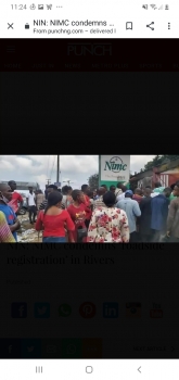 NIN: NIMC Condemns ‘roadside Registration’ In Rivers Published