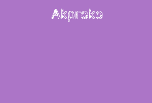 Akproko