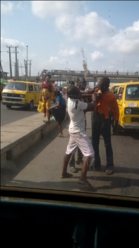 Conductors and passengers palaver in Lagos