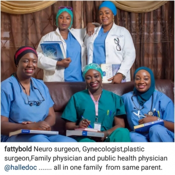Trending Photo Of 5 Nigerian Sisters Who Are All Doctors