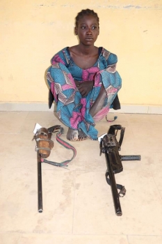 16 years old female bandit arrested