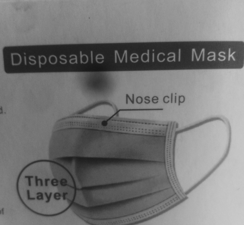 USING THE DISPOSABLE MEDICAL MASK