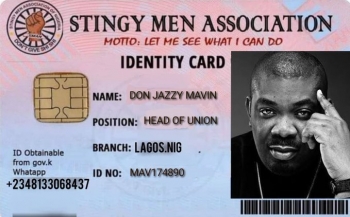 Don Jazzy join stingy men association SMAN