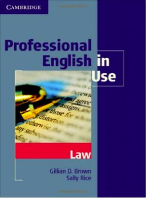 Cambridge Professional English in use Law.pdf