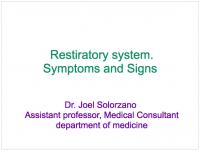 Symptoms and Signs of Respiratory System by Dr Joel Solorzano.ppt