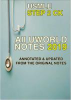All UWORLD Notes 2019 for the USMLE Step 2 CK - Annotated and Updated from the Original notes.pdf
