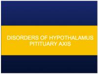 Disorders of Hypothalamus Pitituary Axis HPA.pptx