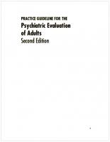 Practice Guideline for the Psychiatric Evaluation for Adults.pdf